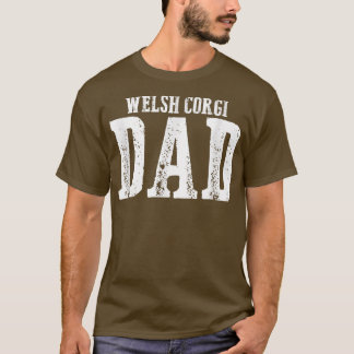 Mannen Welsh Corgi Dad T-shirt