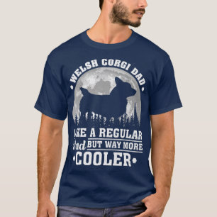 Mannen Welsh Corgi pa als een gewone vader Welsh C T-shirt