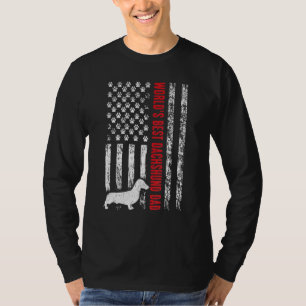 Mannen wereld beste dachshund pap Amerikaanse U T-shirt
