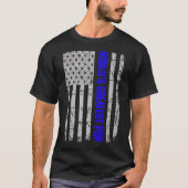 Mannen Wereld Grootste Pop Amerikaanse vlag T-shirt (Voorkant)