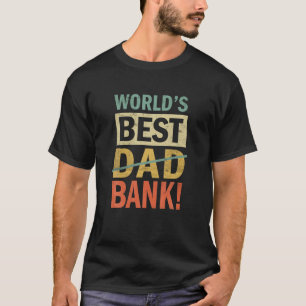 Mannen werelden Beste bank Pap Joke Fijne Vader Da T-shirt