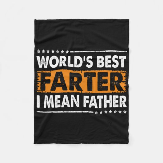 Mannen werelden Beste boer ik bedoel vaderdag Fleece Deken (Voorkant)