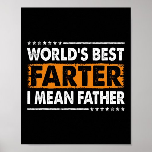 Mannen werelden Beste boer ik bedoel vaderdag Poster (Voorkant)