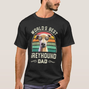 Mannen werelden Beste Greyhound Papa Italiaans Gr T-shirt