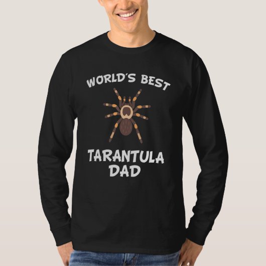 Mannen werelden Beste Tarantula Pap Spin Eigenaar T-shirt (Voorkant)