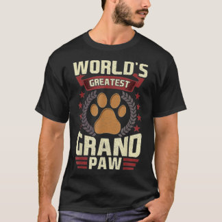Mannen werelden grootst opa Shirt Grand Paw Dog L