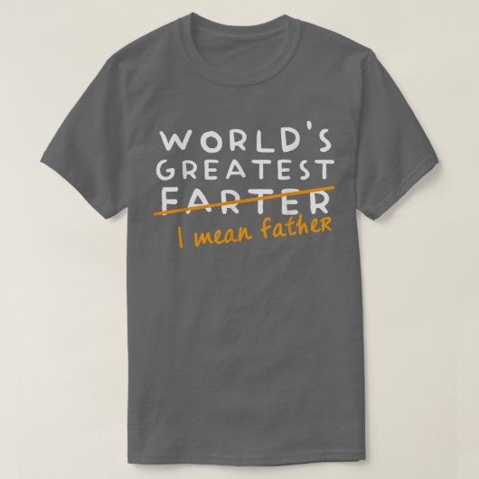 Mannen wereld's beste boer... ik bedoel vaders Da T-shirt (Design voorkant)