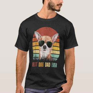 Mannen wereld's beste hondenvader ooit Patriottisc T-shirt