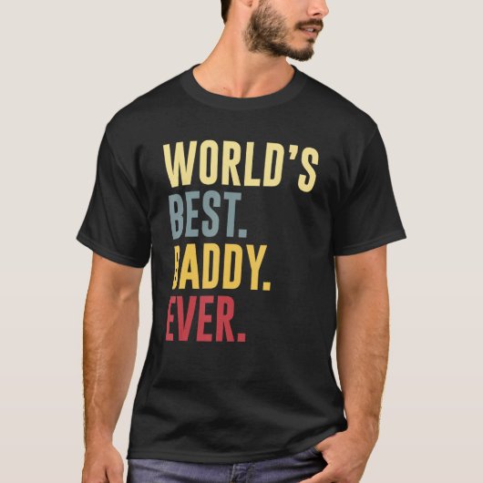 Mannen wereld's beste papa ooit Shirt grappige vad (Voorkant)