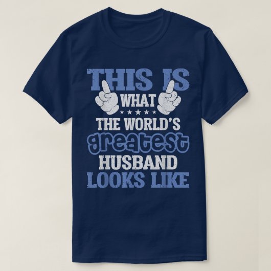 Mannen wereld's grootste man beste man ooit T T-shirt (Design voorkant)