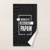 Mannen wereld's grootste papaw Gift Handdoek (Handdoek)