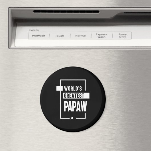 Mannen wereld's grootste papaw Gift Magneet (Insitu (Vaatwasser))