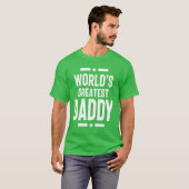 Mannen wereld's grootste pastoor cadeau t-shirt (Voorkant volledig)