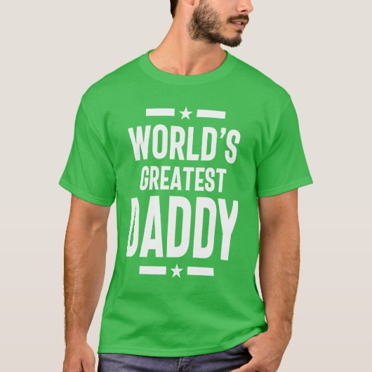 Mannen wereld's grootste pastoor cadeau t-shirt (Voorkant)