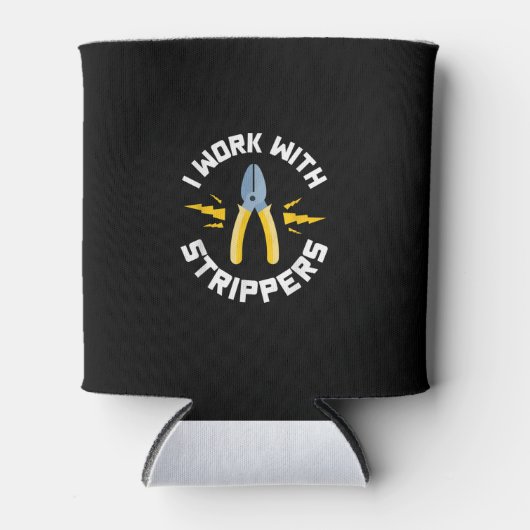 Mannen werk ik met de Electricische Unie Blikjeskoeler (Voorkant)