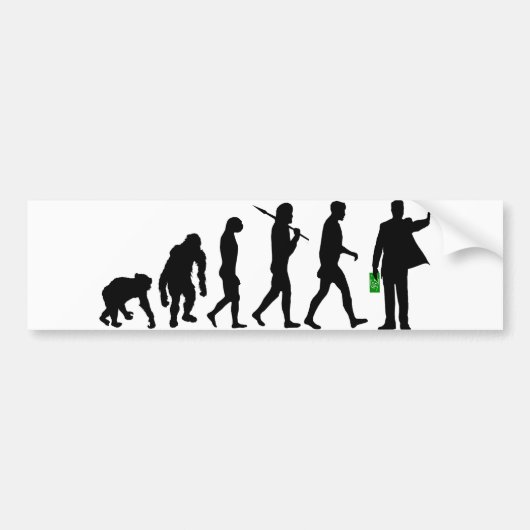 Mannen werk sporttrainer sporttrainer bumpersticker (Voorkant)