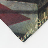 Mannen werken fleece deken (Hoek)