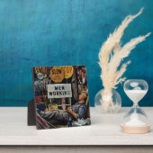 Mannen werken fotoplaat (Insitu)