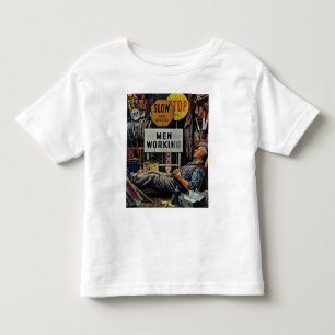 Mannen werken kinder shirts