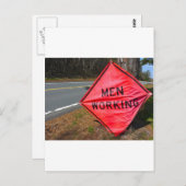 MANNEN WERKGROEP BRIEFKAART (Voorkant / Achterkant)