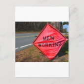 MANNEN WERKGROEP BRIEFKAART (Voorkant)