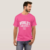 Mannen Whippet Dog Dad Pet Theme T-shirt (Voorkant volledig)