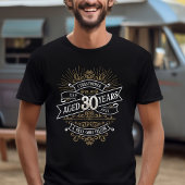 Mannen whisky 30e verjaardag t-shirt