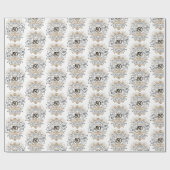 Mannen whisky 50ste verjaardag cadeaupapier (Vlak)