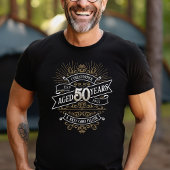 Mannen whisky 50ste verjaardag t-shirt