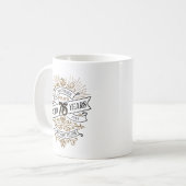 Mannen whisky 75ste verjaardag koffiemok (Voorkant links)