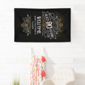 Mannen whisky 90e verjaardag spandoek (Insitu)