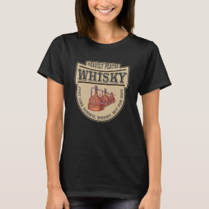 Mannen Whisky Drink Quote  T-shirt