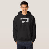 Mannen White Diamond Q'Mark Hoodie (Voorkant volledig)