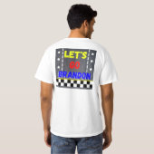 Mannen White Let's Go Brandon T-Shirt (Achterkant volledig)