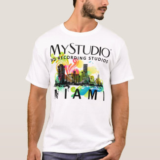 Mannen White Miami T-Shirt