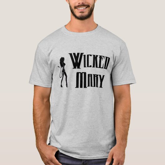 Mannen Wicked Mary T-shirt (Voorkant)