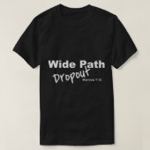 Mannen Wide Path Dropout Matthew T-shirt (Design voorkant)