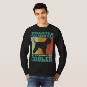 Mannen  wielrenner zoals een regulier da t-shirt (Voorkant volledig)
