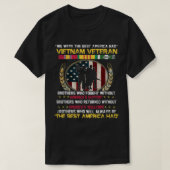 Mannen wij waren het beste Amerika met Vietnam-vet T-shirt (Design voorkant)