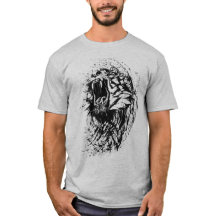 Mannen Wild Cat T-shirt