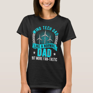 Mannen windenergie Windenergie T-shirt