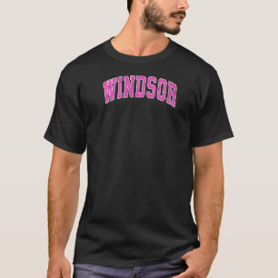 Mannen Windsor Pennsylvania Pa Sport Ontwerp T-shirt
