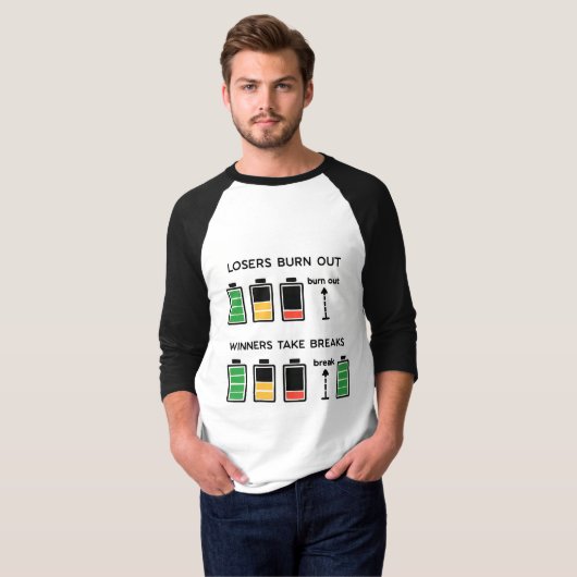 Mannen Winner T shirt (Voorkant volledig)