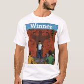 Mannen Winner TShirt (Voorkant)