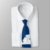 Mannen Winter Scene Neckties Stropdas (Gebonden)