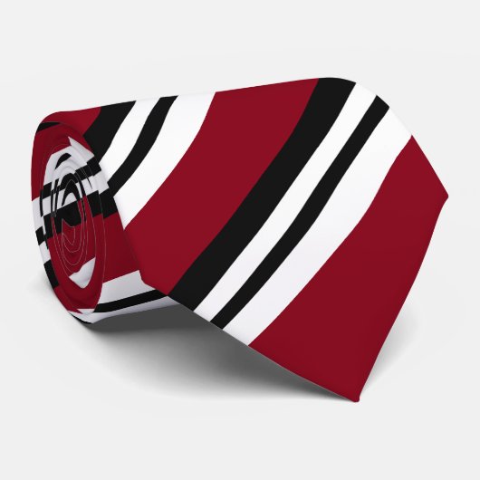 Mannen/wit Stropdas (Opgerold)