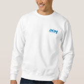 Mannen - Wit - Sweater - DCH Blue Logo (Voorkant)