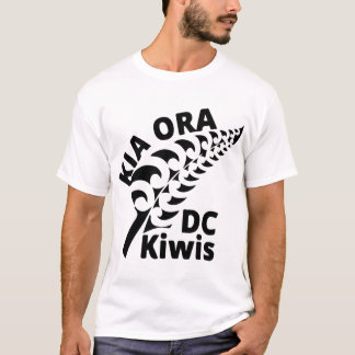 Mannen wit T Shirt - volledig logo