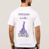 Mannen witte korte hoes T Shirt (Achterkant)