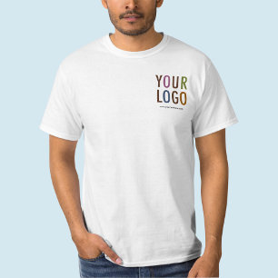 Mannen Witte Waarde T-Shirt met de Logo van het Be